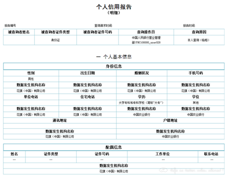 辟谣：黑名单、白户、黑户都不会出现在征信报告上